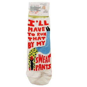 Sock Ankle Blue Q Women Boy I'll Have Check it My Sweatpant WILL COMBO SHIP - Imagen 1 de 10
