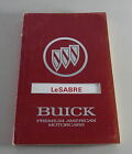 Owner ´S Mode D 'Em Ploi / Manuel Buick Le Sabre Support 1991