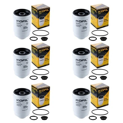 (6×)~ KOFIL TP3018 Fuel Filter Fit for 2001-2016 GMC 6.6L Duramax Diesel Engines - Image 1 of 4