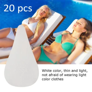 20x Corrector de dedos reutilizable adhesivo invisible sin rastro silicona J0U8 - Imagen 1 de 8