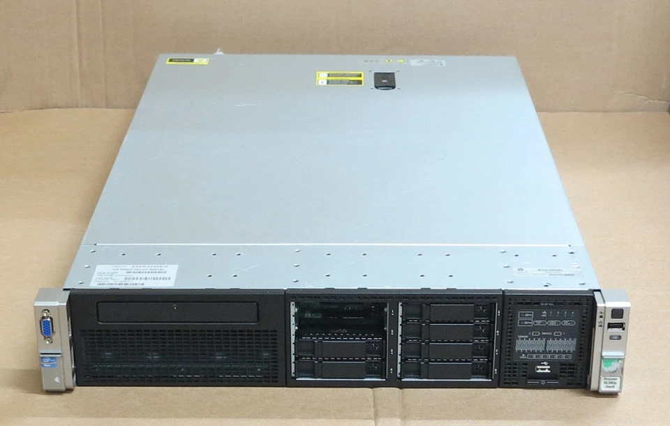HP ProLiant DL380p G8 8C E5-2690 2.9GHz 48GB Ram 8x 2.5" Bays Rack 2U Server - Image 1 of 3