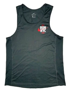 Nike Dri-Fit 2017 Run NYC Tour Men's Gray Running Tank Top; L - Picture 1 of 5