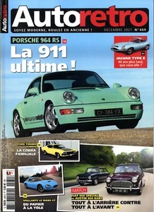 RETRO AUTO Nr. 469 12/2021 PORSCHE 964 RS JAG TYPE E FIAT 850-AUSTIN 850 VAILLANTE - Bild 1 von 1