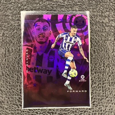 2020-21 Panini Chronicles Soccer Illusions Joselu Purple Astro #22 La Liga  - Image 1 of 2