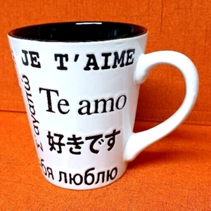 Gibson Coffee Mug I Love You in Several Languages  Tea Cup 12 Oz New! - Picture 1 of 9