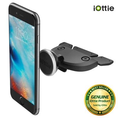iOttie iTap Magnetic CD Slot Car Mount Universal Holder iPhoneX 8 Plus Galaxy S8 - Image 1 of 4