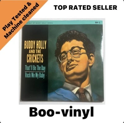 Buddy Holly -  That’ll Be The Day ~ The Buddy Holly Portrait Series 7” Vinyl NM - Image 1 of 4