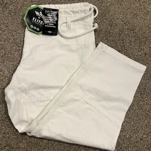 Elite BJJ Size A1 White GI Pants - Picture 1 of 2