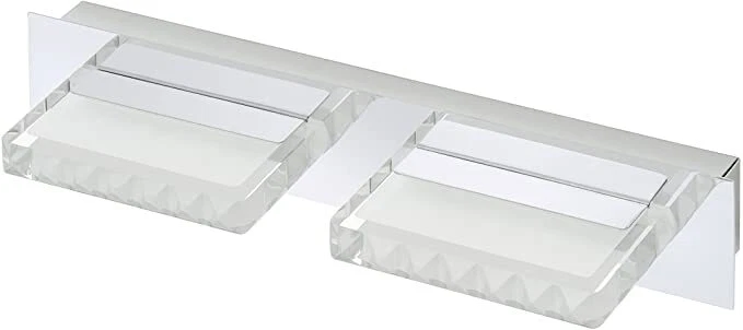 BRILONER - APPLLIQUE TRASPARENTE LED DA PARETE - 2x6W 500LM - Immagine 1 di 1