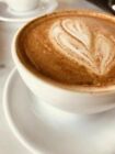 8x10 Color Photograph Caffe Latte Coffee Cup Shop Art