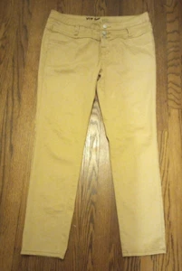 Pantalones de mezclilla para mujer VIP tostados talla 15/16 algodón/spandex - Imagen 1 de 7