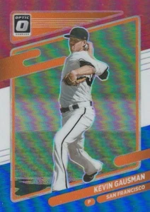 Donruss Optic Kevin Gausman #119 2021 rojo blanco azul Prizm/199 - Imagen 1 de 2