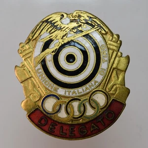 Distintivo smaltato delegato unione italiana tiro ventennio SAF - Picture 1 of 2