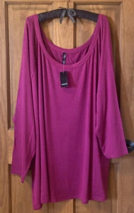 TORRID SWEATSHIRT TOP LONG SLEEVE TEE SHIRT LAUNGE SHIRT  TOP 6 6X 6XL 30 NEW - Picture 1 of 7