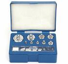 17pcs Precision Steel Calibration Weight Kit Set with Tweezers for Balance Scale