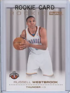 RUSSELL WESTBROOK ROOKIE CARD 2008 Skybox RARE $$ BASKETBALL RC Thunder Lakers! - Picture 1 of 2