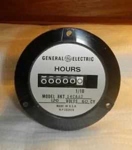 Medidor GE Modelo 8KT 14CAA2 Horas 120V 60CY De Colección NUEVO - Imagen 1 de 8