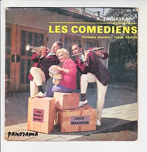 Les DEVIL'S GUITAR & R. FALGAYRAC Orch. VASORI 45T EP Les COMEDIENS PANORAMA 111 - Foto 1 di 2