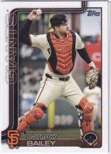2025 Topps MLB Baseball Series 1 No. 70 Patrick Bailey Giants - Bild 1 von 2