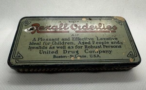 Vintage Tin Rexall Orderlies Advertisement - Picture 1 of 8