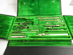 VINTAGE Engineering DRAFTING Drawing Architect set - Picture 1 of 4