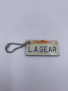 Vintage Plastik California L.A. GEAR Nummernschild Schlüsselanhänger Souvenir Sammler - Bild 1 von 5