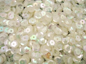 Taza Lentejuelas 8mm Transparente Lustre AB 20g Disfraces de Boda - Imagen 1 de 1