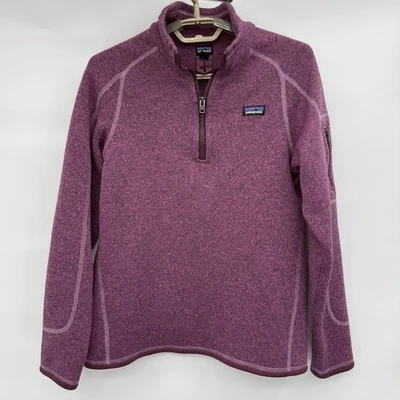 Patagonia Youth XXL 16-18 Better Sweater 1/4 Zip Pullover Jacket Pink Purple - Image 1 of 4