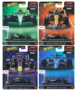 HOT WHEELS 2025 1:64 PREMIUM FORMULA 1 SET QUATTRO PEZZI - HRV 11 956G - Foto 1 di 3