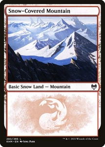 1x - Snow-Covered MOUNTAIN - #283 - Kaldheim - NM MTG - Bild 1 von 1