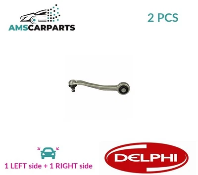 LH RH TRACK CONTROL ARM PAIR FRONT UPPER REAR TC2974 DELPHI 2PCS NEW - Image 1 of 4