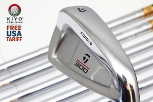 10Pcs Taylormade T 300 FORGED Iron set 3-PW-AW-SW Stiff Flex DG S300 RH Irons - Picture 1 of 17