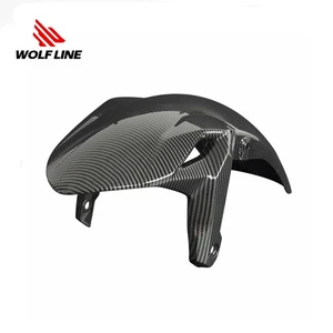 Protector de barro de neumáticos de guardabarros delantero de carbono para Kawasaki Z650 Ninja 650 2017-2023 - Imagen 1 de 16