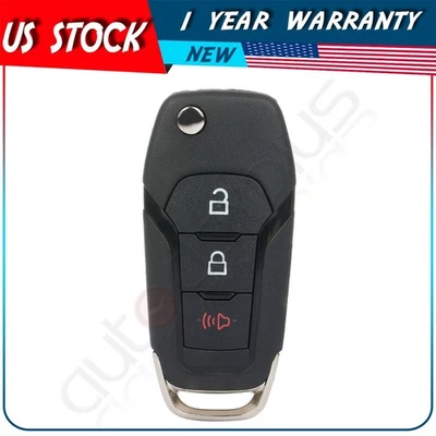 Remote Car Key Fob for Ford F-150 2015 2016 2017 2018 2019 2020 3 Buttons - Image 1 of 4