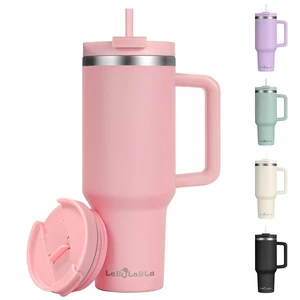 Vaso 40oz con Mango, Aspiradora Doble Pared Reutilizable Acero Inoxidable Aislante... - Imagen 1 de 6