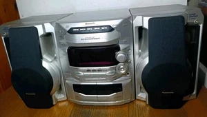 Panasonic SA-AK28 Hifi Anlage mit 5 CD Wechsler, Bi-Wire Super Woofer Lautsprecher  - Bild 1 von 17