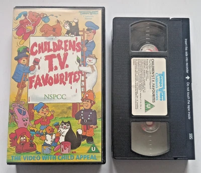 NSPCC Children's TV Favourites VHS 1991 Video Tape Cassette Super Ted Tested - Image 1 of 3