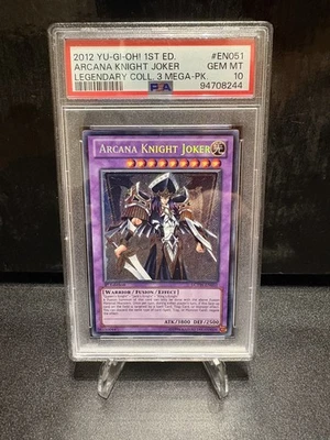 PSA 10 Arcana Knight Joker LCYW-EN051 1st Edition Secret Rare Yugioh Card  - Image 1 of 2