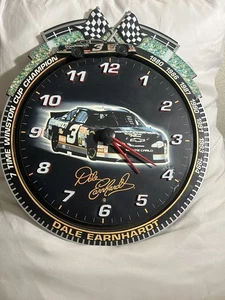 Dale Earnhardt Wall Clock with Race Sounds NASCAR VTG 2000 - Picture 1 of 10