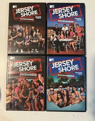 Jersey Shore Uncensored  Series DVD Seasons 1-4 MTV  - Image 1 of 4