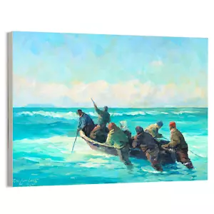 Men of the Sea Contemporary Poster or Canvas Wall Art Home Decor Print - Picture 1 of 16