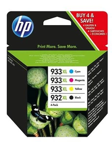 Set of 4 Genuine HP 932XL 933XL Inks OfficeJet 6100 6600 6700 7510 7610 No Box - Picture 1 of 1