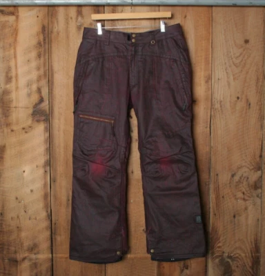 Мужские бордовые штаны для сноуборда CAPP3L by Ride 10k Strata HD II размер M - Изображение 1 из 4