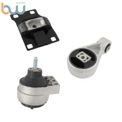 3Pcs Engine Motor Mount Set For 2000-2003 Ford Focus SE ZTW ZX3 ZX5 L4 2.0L DOHC - Image 1 of 4