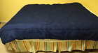 Sleepwell Inc Twin Comforter Quilted Reversible Navy Blue/Blue Bell 66 W X 86 L