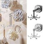 Hanging Rotating Suction Cup Hook Folding Wall Hanger  Kitchen Storage RacK