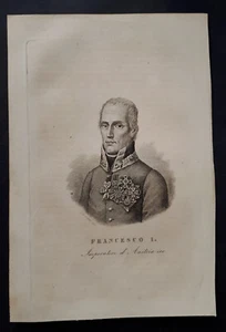 Ritratti Memorie Marmont 1857: Francesco I Impertore d'Austria - Picture 1 of 4