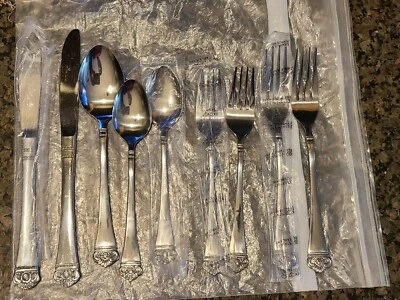 CLASSIC CREST Ekco Eterna stainless Flatware NEW LOT of 9  YOU GET ALL 9 pieces - Image 1 of 4