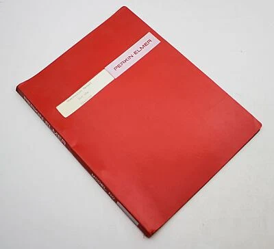 Инструкция Perkin-Elmer для анализатора программатора ячеек 124-0316 1969 - Изображение 1 из 4