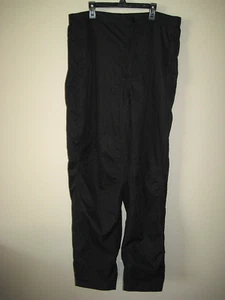 EUC - Schlangenaugen Wetter - 18 Herren Größe XL schwarz Polyester Golf Regenhose - Bild 1 von 18